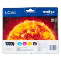 Brother LC-980VALBP BK/C/M/Y ink cartridge 4-pack (original Brother) LC980VALBP 029078
