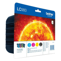 Brother LC-980 multipack 3 ink cartridges (original Brother) LC-980RBWBP 028500