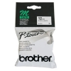 Brother M-K231BZ black on white tape non-laminated, 12mm (original Brother)