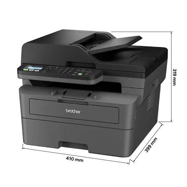 Brother MFC-L2827DW All-in-One A4 mono laser printer with WiFi (4 in 1) [14.5kg] 832994 - 2