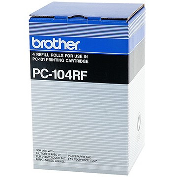 Brother PC104RF roll 4-pack (original Brother) PC104RF 029985 - 1