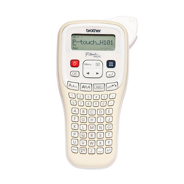 Brother PT-H101C compact label maker + 5 black on transparent tapes 350114 - 2