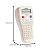 Brother PT-H101C compact label maker + 5 black on white tapes 350115 - 3