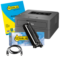 Brother Printer bundle: Brother HL-L2400DWE + Brother TN-2510XL high capacity black toner  520004