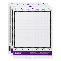 Brother ScanNCut standard adhesive cutting mat, 305mm x 305mm (3-pack) CADXMAT3STD12 406524