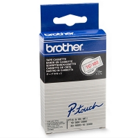 Brother TC-102 red on transparent tape, 12mm (original Brother) TC-102 088826