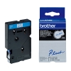 Brother TC-203 blue on white tape, 12mm (original Brother) 088834 - 1