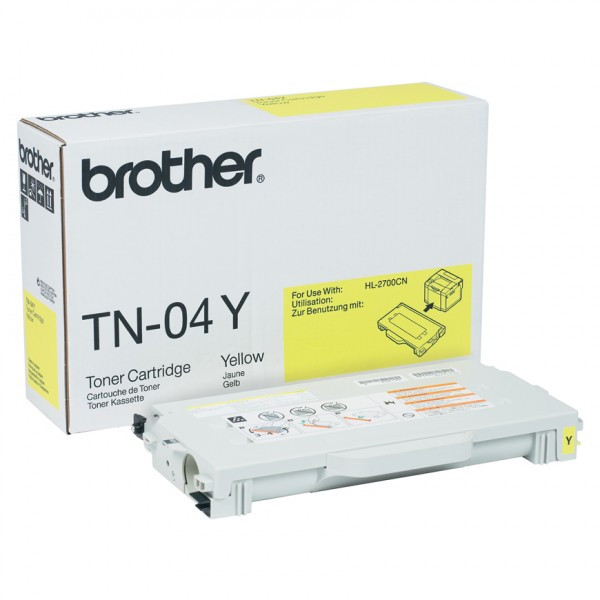 Brother TN-04Y yellow toner (original Brother) TN04Y 029790 - 1