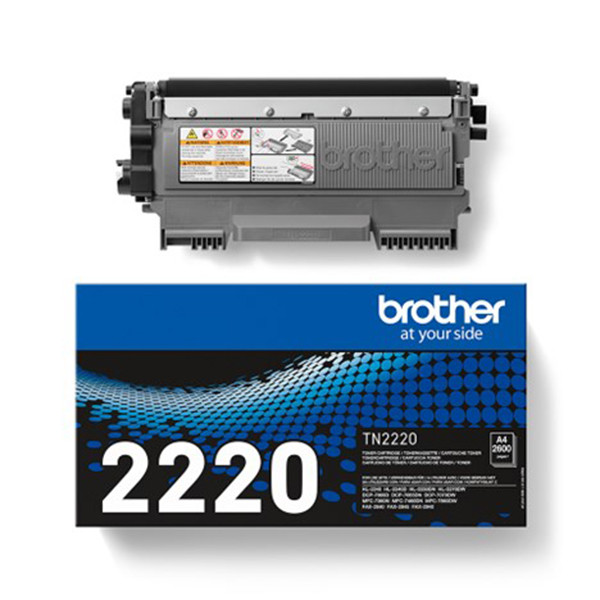 Brother TN-2220 high-capacity black toner (original Brother) 029182 - 1