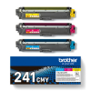 Brother TN-241 C/M/Y toner 3-pack (original Brother) 051324 - 1