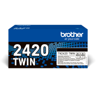 Brother TN-2420 black toner 2-pack (original Brother) TN2420TWIN 051332