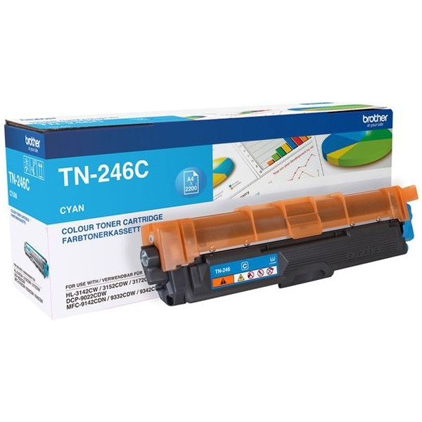 Brother TN-246C high capacity cyan toner (original Brother) TN246C 051068 - 1