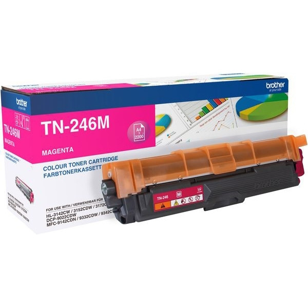 Brother TN-246M high-capacity magenta toner (original Brother) 051070 - 1