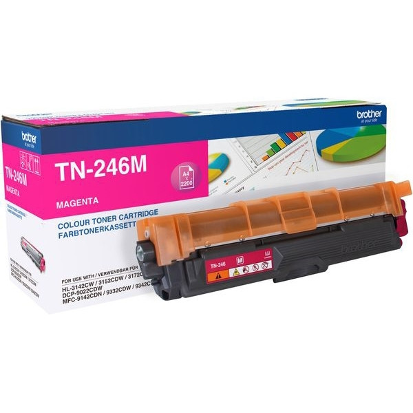 Brother TN-246M high capacity magenta toner (original Brother) TN246M 051070 - 1