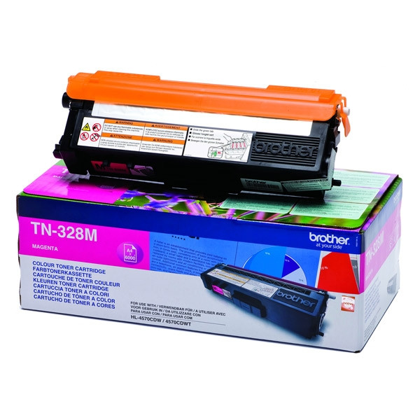 Brother TN-328M extra high-capacity magenta toner (original Brother) 029206 - 1