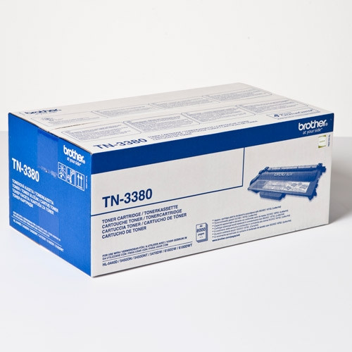 Brother TN-3380 high-capacity black toner (original Brother) 029410 - 1