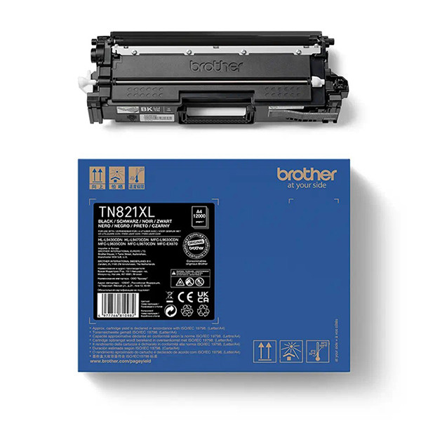 Brother TN-821XL BK high capacity black toner (original Brother) TN821XLBK 051370 - 1