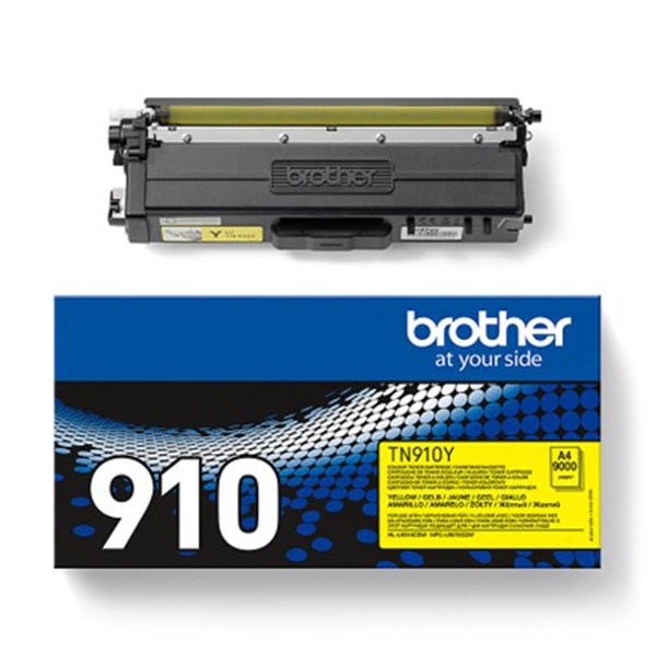 Brother TN-910Y extra high capacity yellow toner (original Brother) TN910Y 051140 - 1