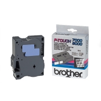 Brother TX-151 black on transparent tape, 24mm (original Brother) TX151 080224