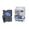 Brother TX-153 blue on transparent tape, 24mm (original Brother) TX153 080228 - 1
