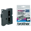 Brother TX-231 black on white tape, 12mm (original Brother)