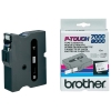 Brother TX-241 black on white tape, 18mm (original Brother)
