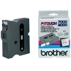 Brother TX-251 black on white tape, 24mm (original Brother) TX251 080325 - 1
