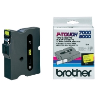 Brother TX-641 black on yellow tape, 18mm (original Brother) TX641 080276