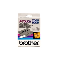 Brother TX-B51 black on fluorescent orange tape, 24mm (original Brother) TXB51 080288