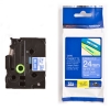 Brother TZe-555 white on blue tape, 24mm (original Brother) 080486 - 1