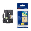 Brother TZe-PR831 black on gold tape, 12mm (original Brother) 080946 - 1