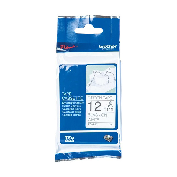Brother TZe-R231 black on white ribbon, 12mm (original Brother) TZER231 350088 - 1