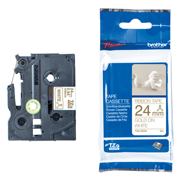 Brother TZe-R234 gold on white tape, 12mm (original Brother) TZe-R234 080956 - 1