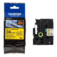 Brother TZe-SL661 black on yellow self-laminating tape, 36mm (original Brother) 080838
