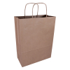 Brown paper carrier bag, 260mm x 340mm x 120mm (100-pack) 270669 402705 - 1