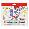 Felt-tip pen set | Bruynzeel Kids magic | 20-pack 231010 - 1