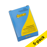 Business card laminating pouch (60mm x 90mm) 125 micron | glossy | 123ink | 500-pack 303150