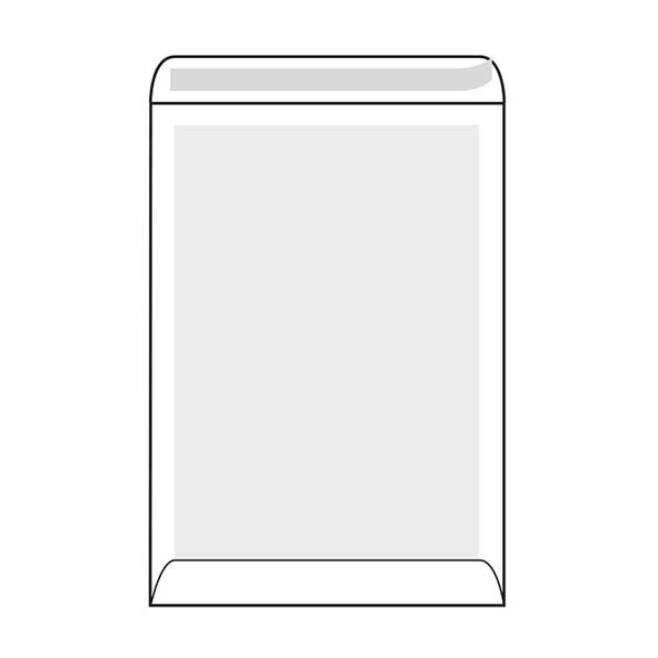 C4 board back envelope 229 x 324mm | white self-adhesive | Raadhuis | 10-pack 209102 - 3
