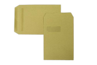 C4 envelope with window on left 229 x 324mm | manilla self-adhesive | Treesaver | 250-pack 520104