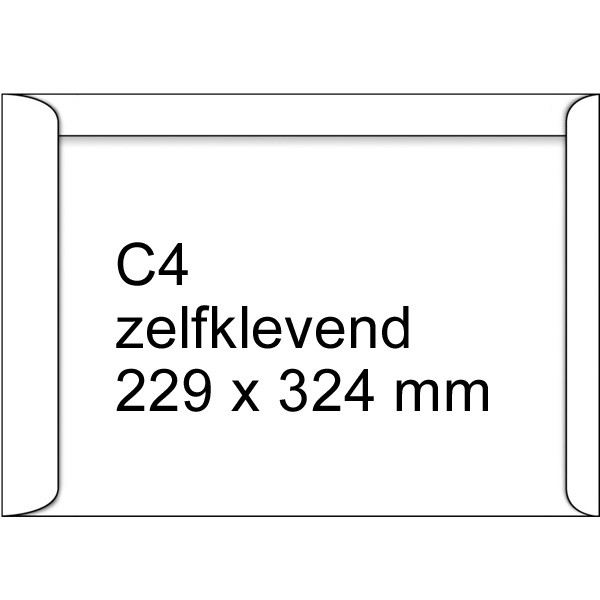 C4 white document envelope self-adhesive, 229mm x 324mm (250-pack) 303580 209078 - 1