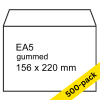 C5 (EA5) envelope 156 x 220mm | white gummed | Raadhuis | 500-pack 209032 - 1