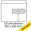 C5 envelope with window on right 162 x 229mm | white self-adhesive | Raadhuis Exclusive | 100-pack 209180 - 1