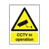 CCTV in Operation warning sign GN00751R 405404