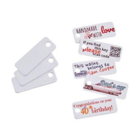 COLOP e-mark PVC card with perforated hole, 45mm x 18mm (20-pack) 156479 229174