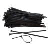 Cable ties / tiewrap (black, resealable) | 160 x 4.8mm | 100-pack 399546 - 2