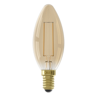 Calex E14 LED dimmable gold candle filament bulb 3.5W (25W) 1101005200 LCA00685