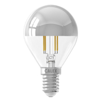 Calex E14 LED mirror silver dimmable ball bulb 3.5W (25W) 1101001000 LCA00731