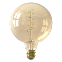 Calex E27 G125 LED dimmable gold filament globe bulb 3.8W (25W) 1001001000 LCA00600