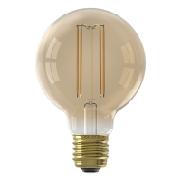 Calex E27 G80 LED dimmable gold filament globe bulb 3.5W (25W) 1101002400 LCA00715