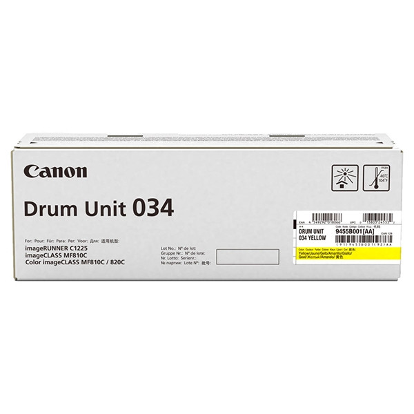 Canon 034 yellow drum (original Canon) 9455B001 017232 - 1
